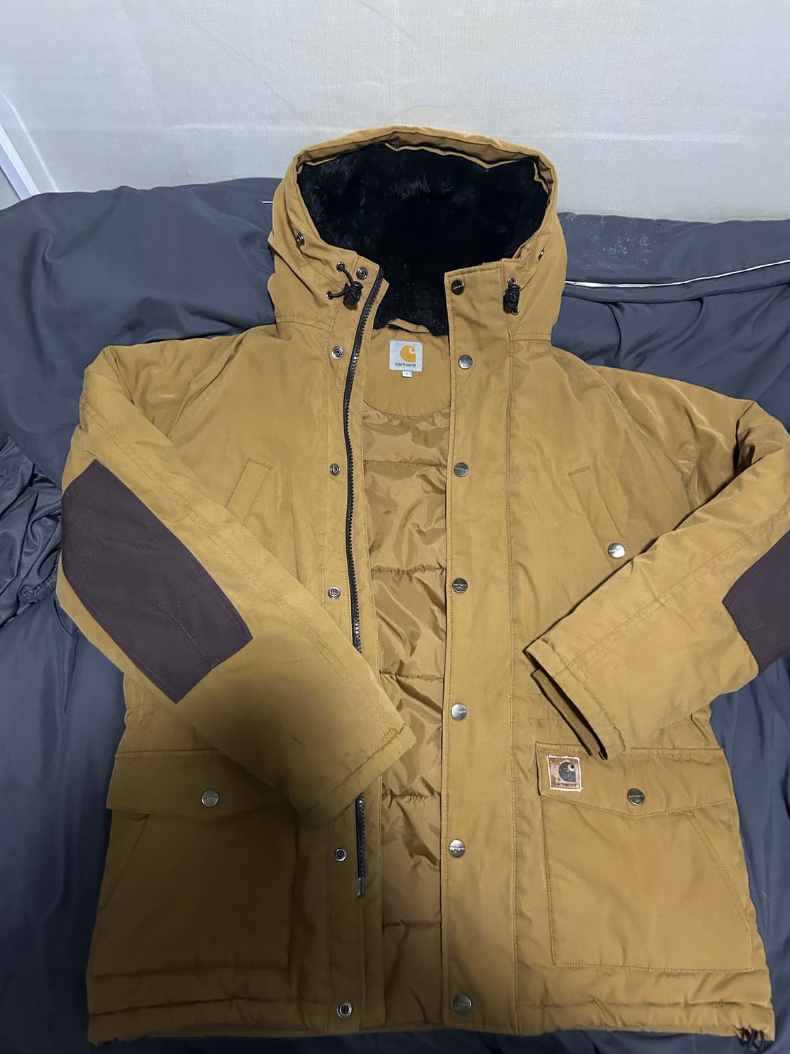 칼하트 트래퍼 파카 브라운 L 상품이미지1