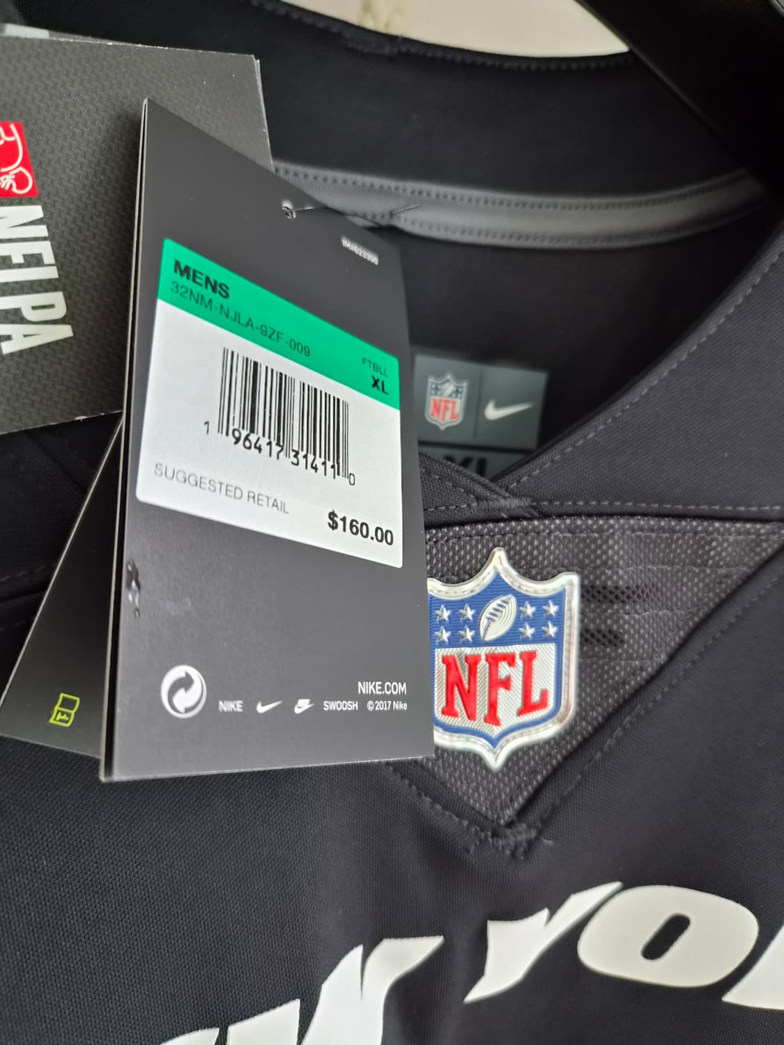 나이키 NFL 뉴욕 제츠 베이퍼리미티드 유니폼 XL 미식축구 져지 상품이미지7
