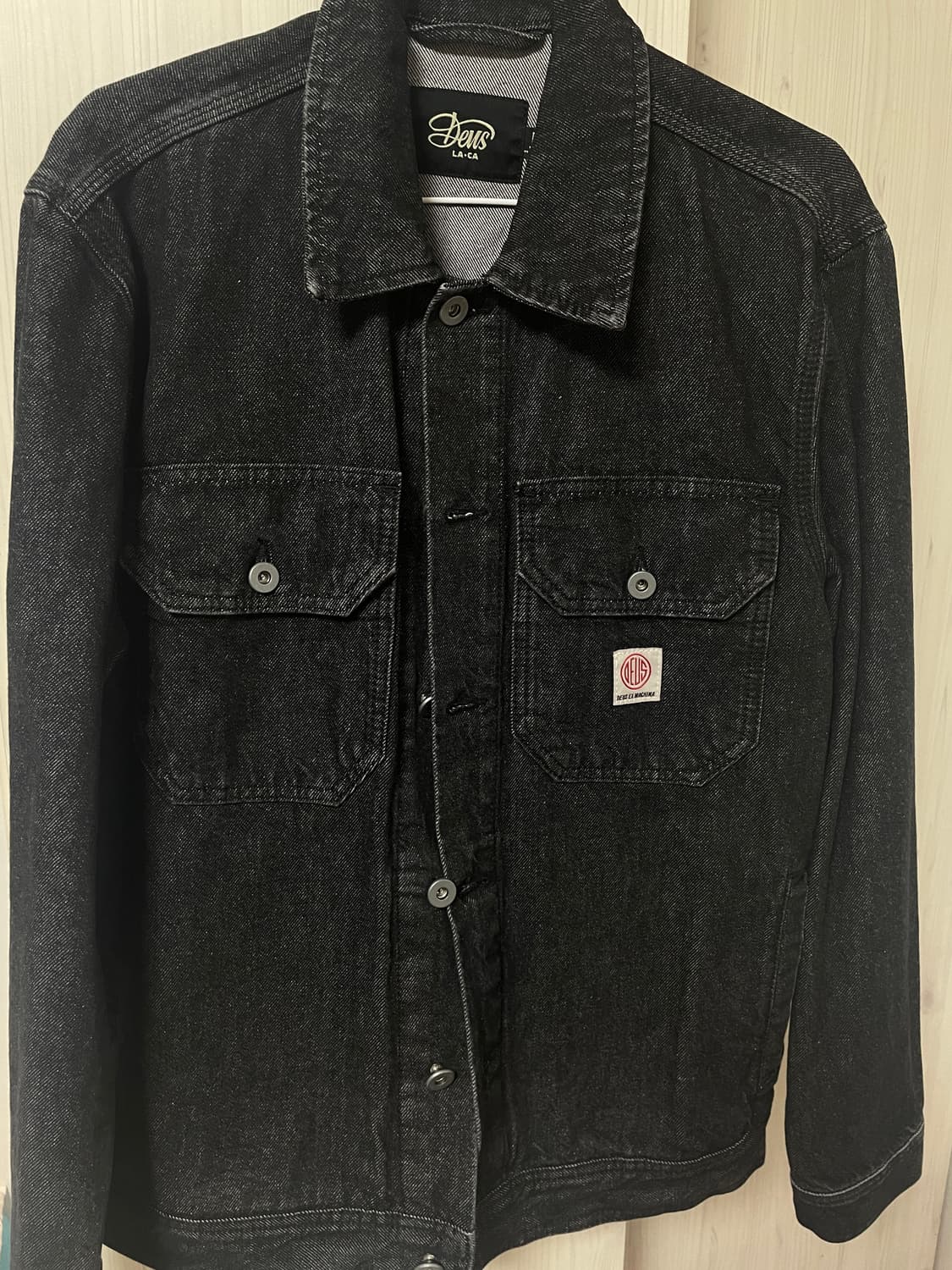 데우스 데님 자켓 블랙 M 상품이미지2