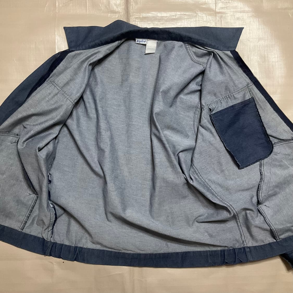 빈티지 프렌치 데님 워크자켓 상품이미지9