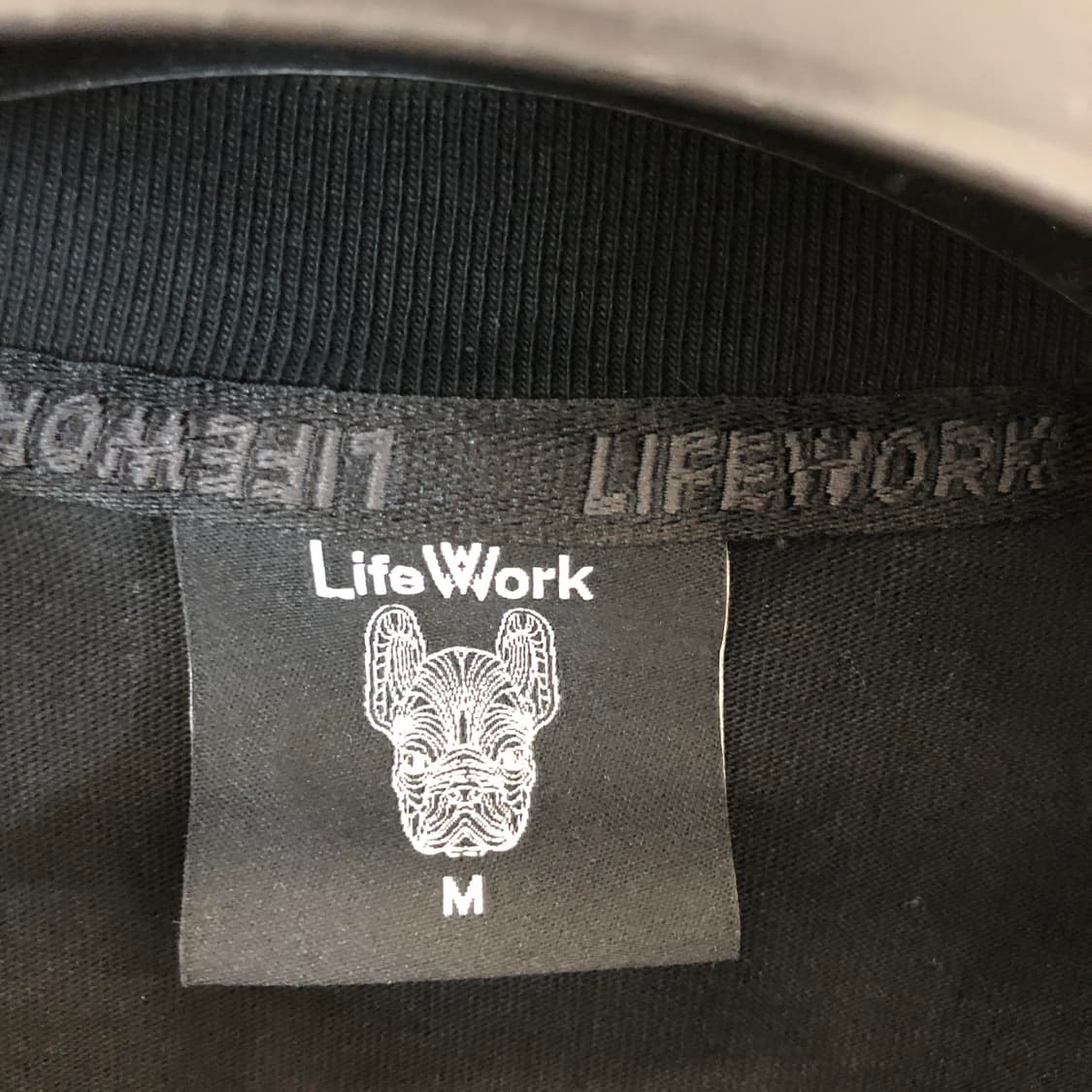 라이프워크 블랙 오버반팔 M 상품이미지5