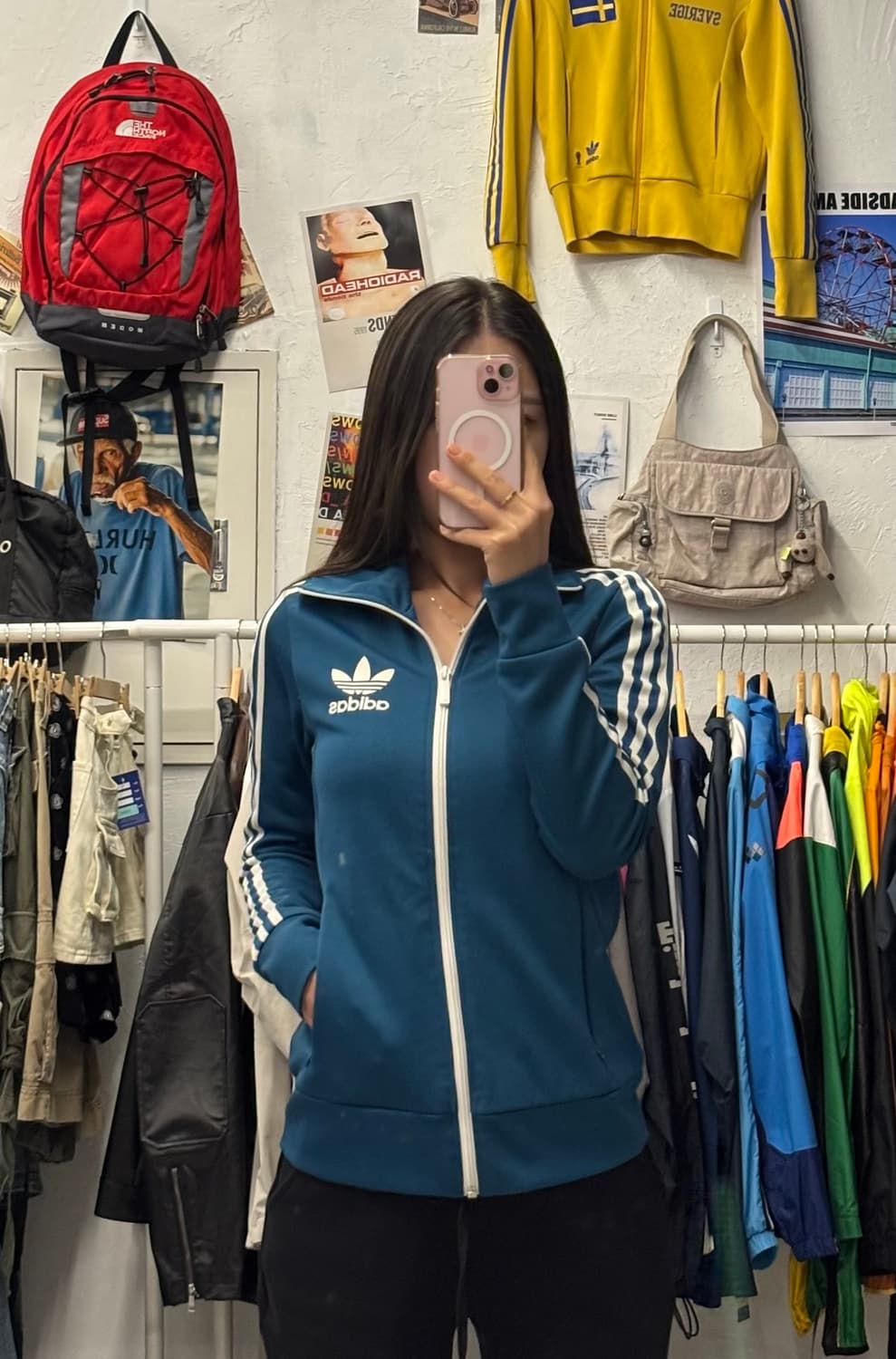 아디다스 블루 유로파 트랙탑 져지 XS 상품이미지1