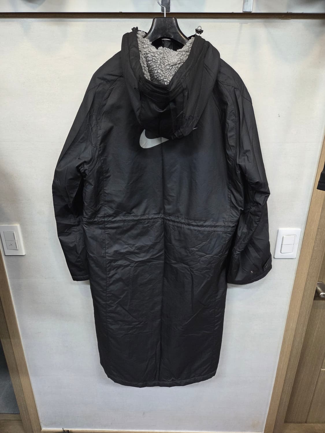 나이키 올드스쿨 빅스우시 셰르파 누빔 돕바 벤치자켓 m 상품이미지2