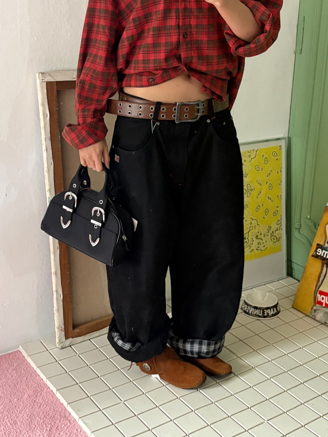 빔즈 하이빔도트백 가방 상품이미지3