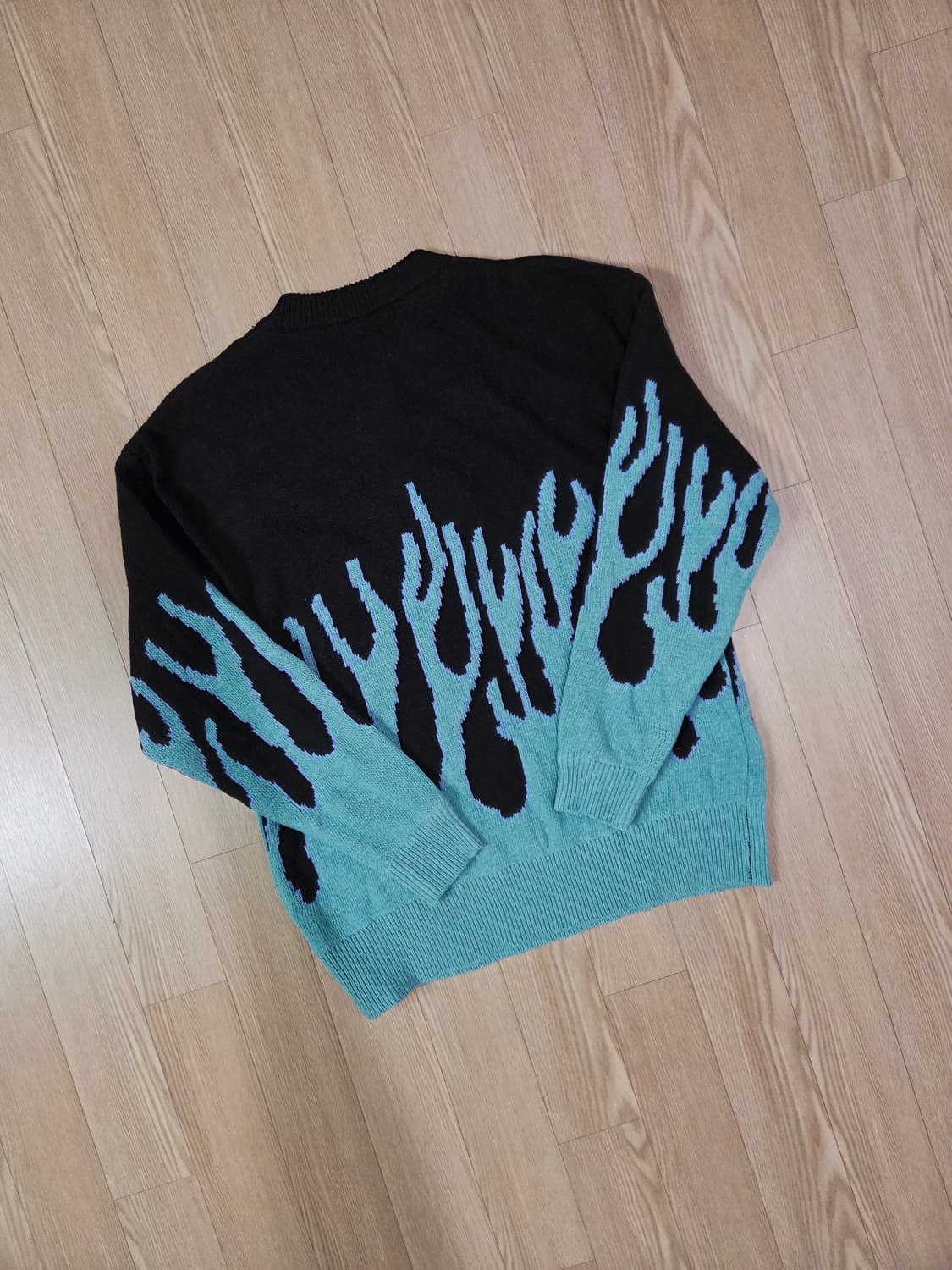 Bling Leads 자카드 라운드 니트 상품이미지5