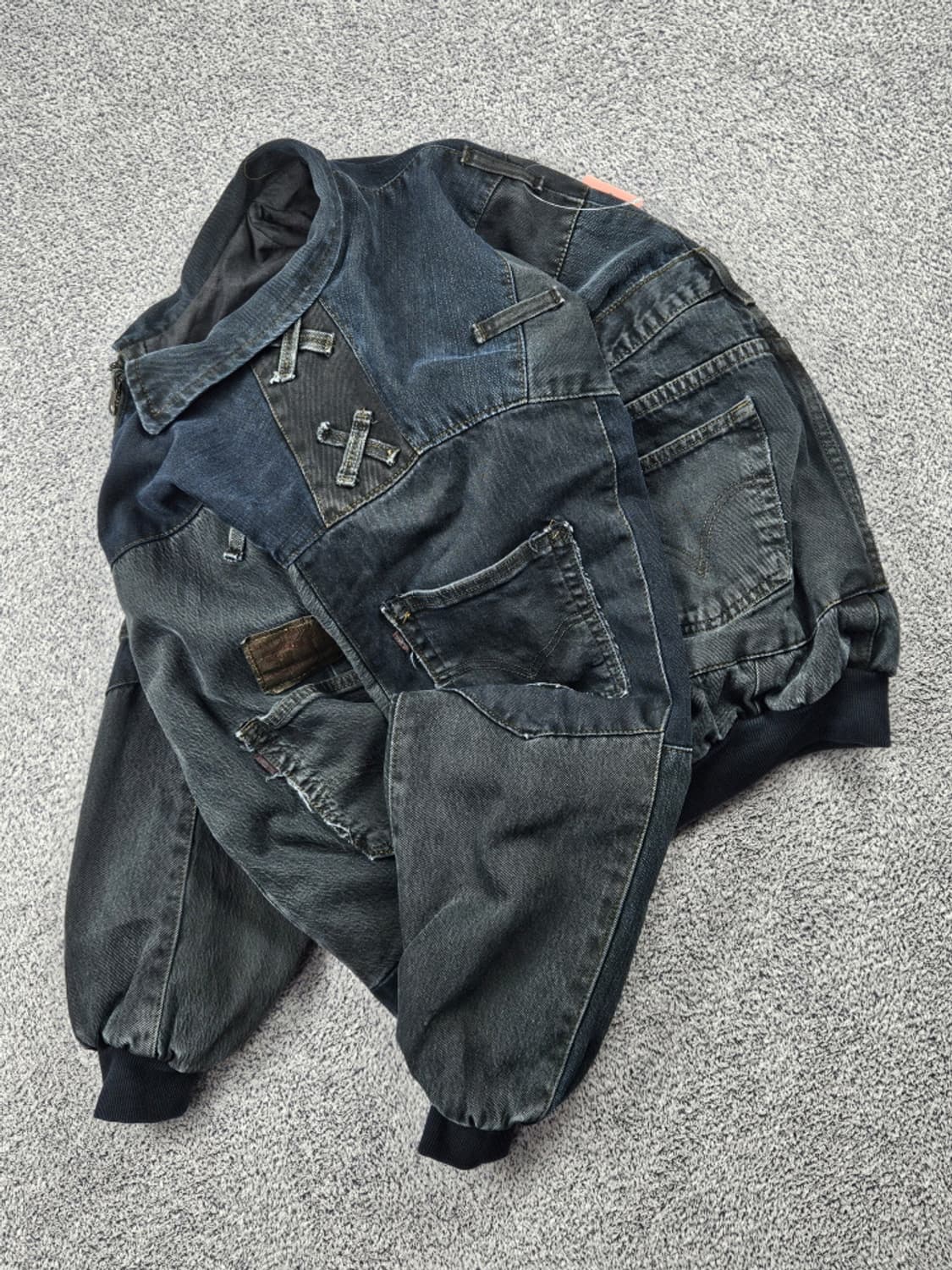 리바이스 리빌드 패치워크 커스텀 데님 자켓 (상세설명참조) / 10176 상품이미지3