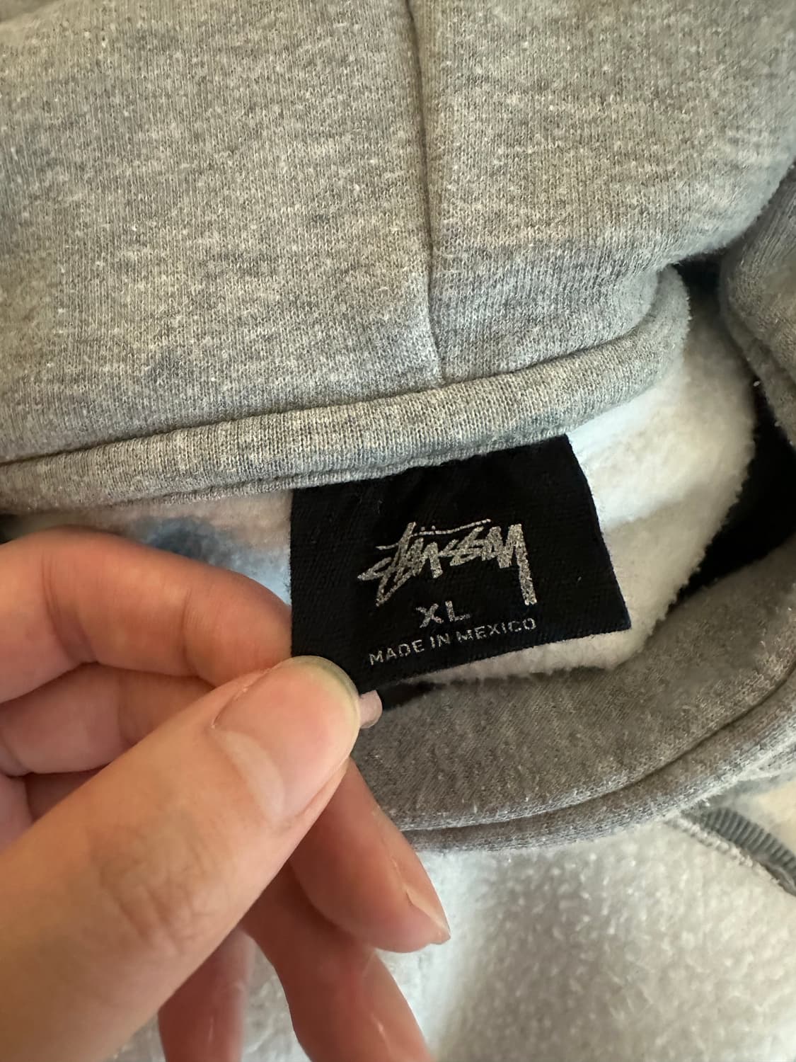 스투시 후드티 그레이 상품이미지5