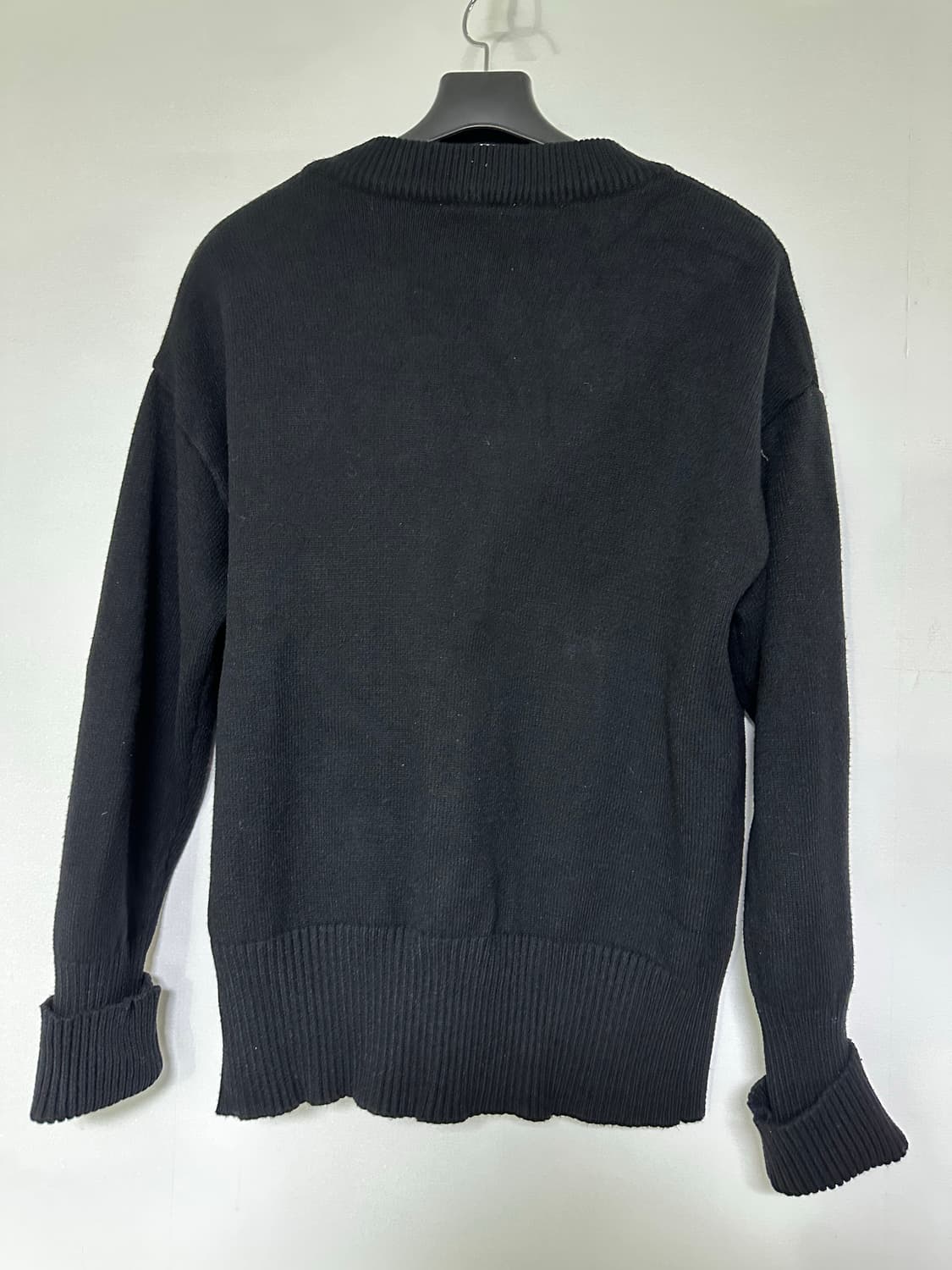 아미 빅하트 가디건 블랙 상품이미지2