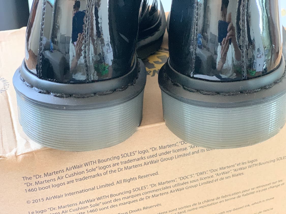 uk6 닥터마틴 스미스 스터드 페이턴트 더비슈즈 상품이미지3