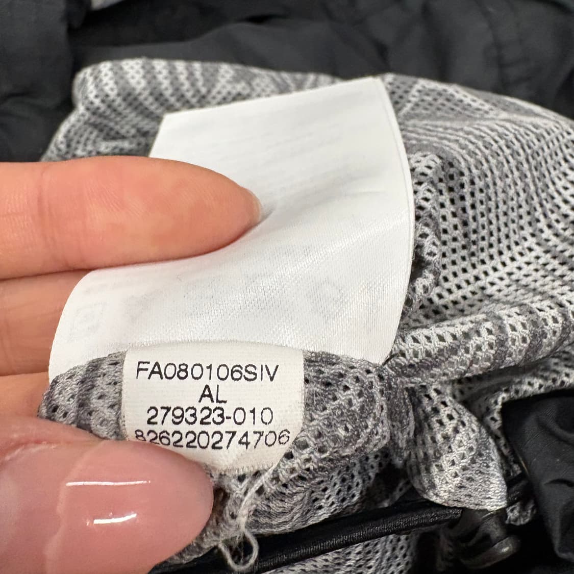 [정품/L,100] 나이키 스우시 블랙그레이 바람막이 자켓 b18 상품이미지7