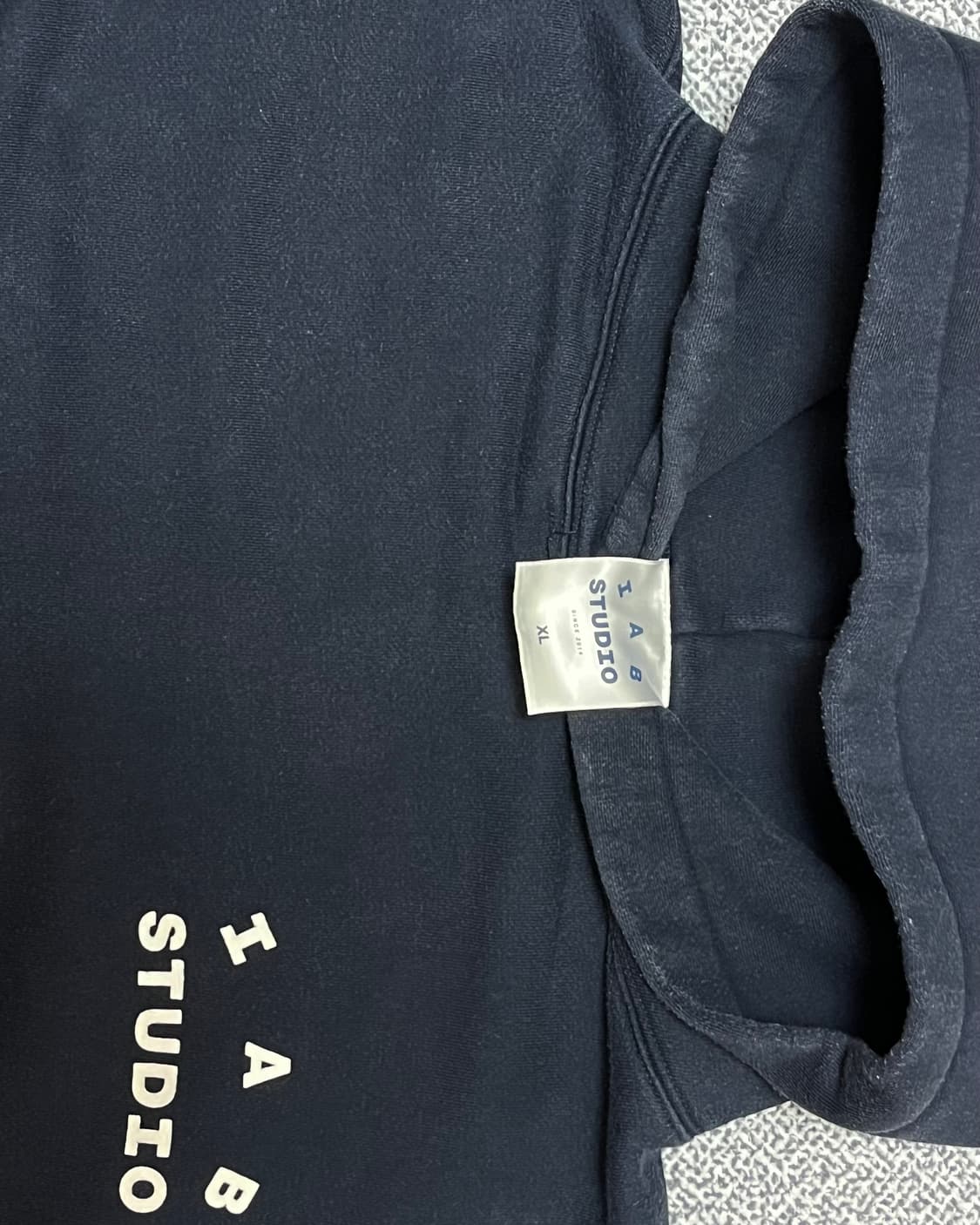 IAB STUDIO_hoodie navy 상품이미지3