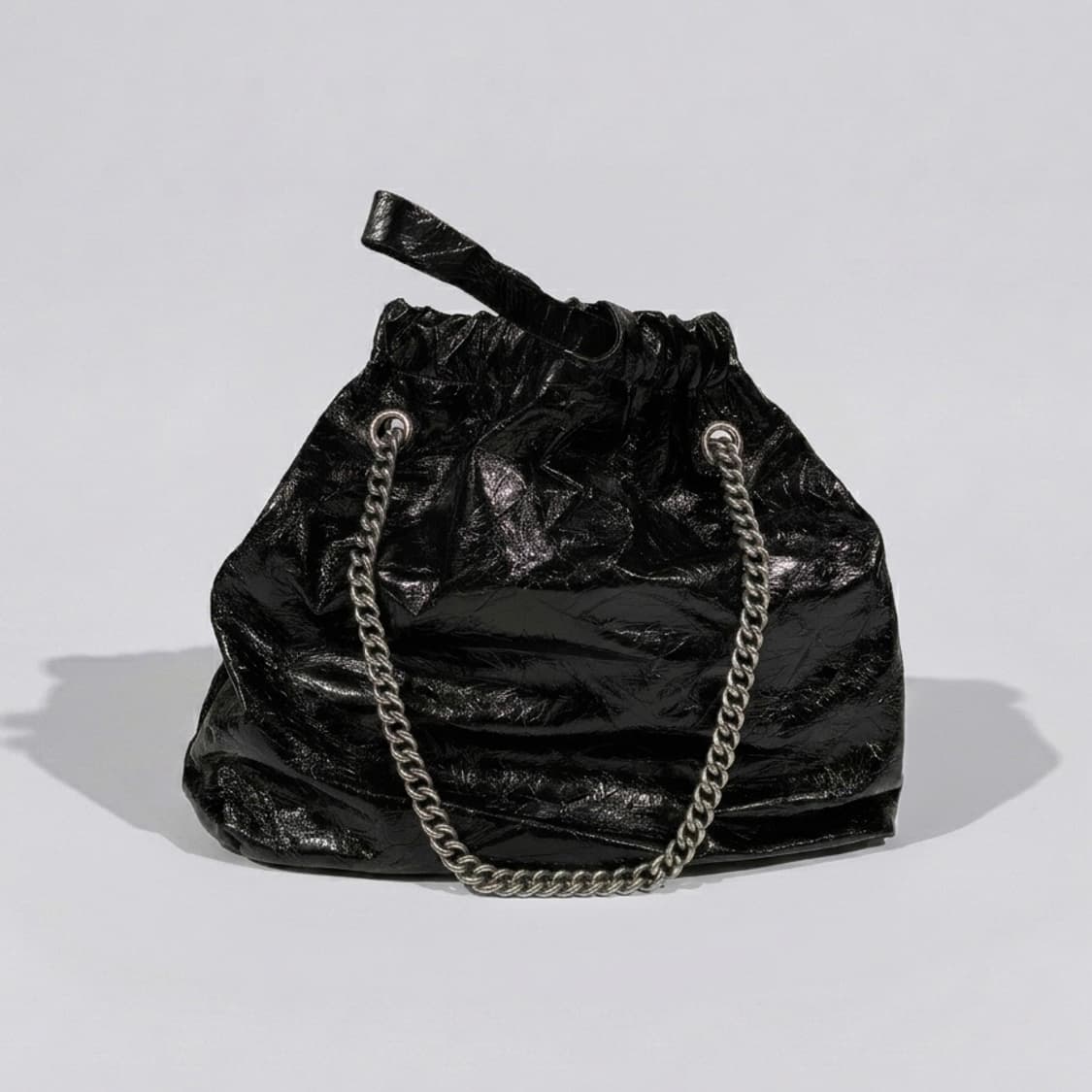 발렌시아가 크러쉬 미디움 토트백 숄더백 블랙 상품이미지2