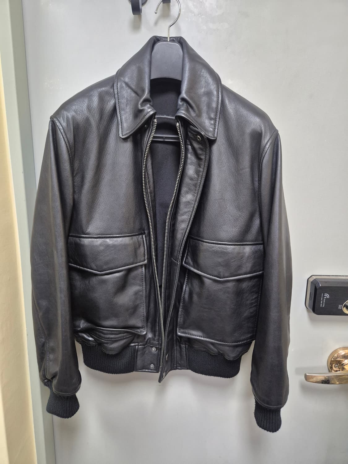 ZARA 자라 A2 가죽자켓 블랙 상품이미지7