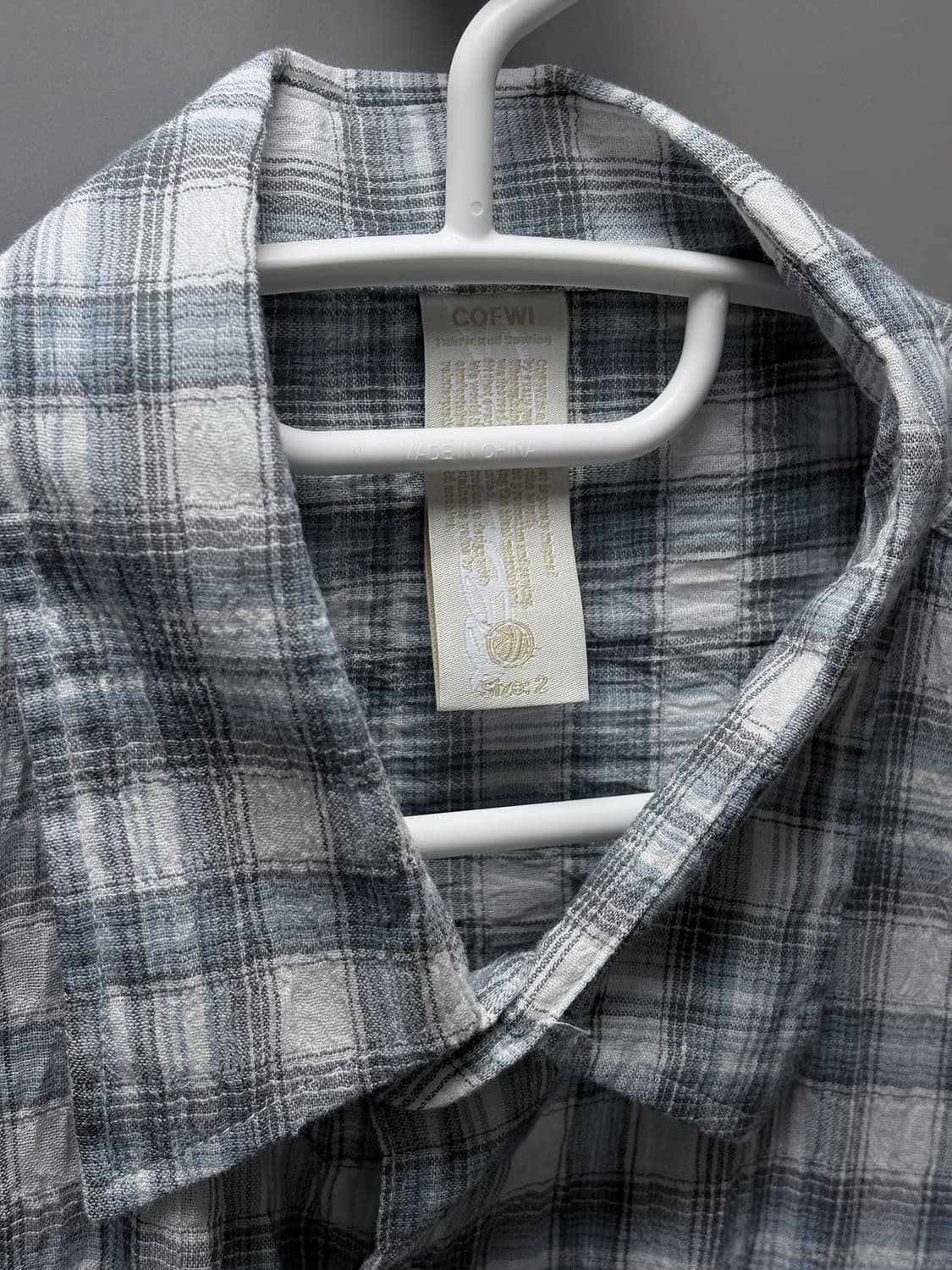코프위 테카 체크 셔츠 상품이미지4