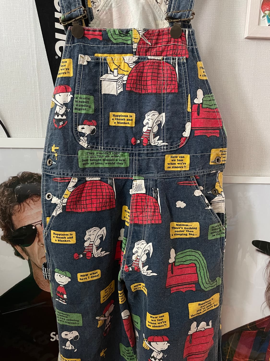 빈티지 부푸우 x 스누피 데님 오버롤 상품이미지4