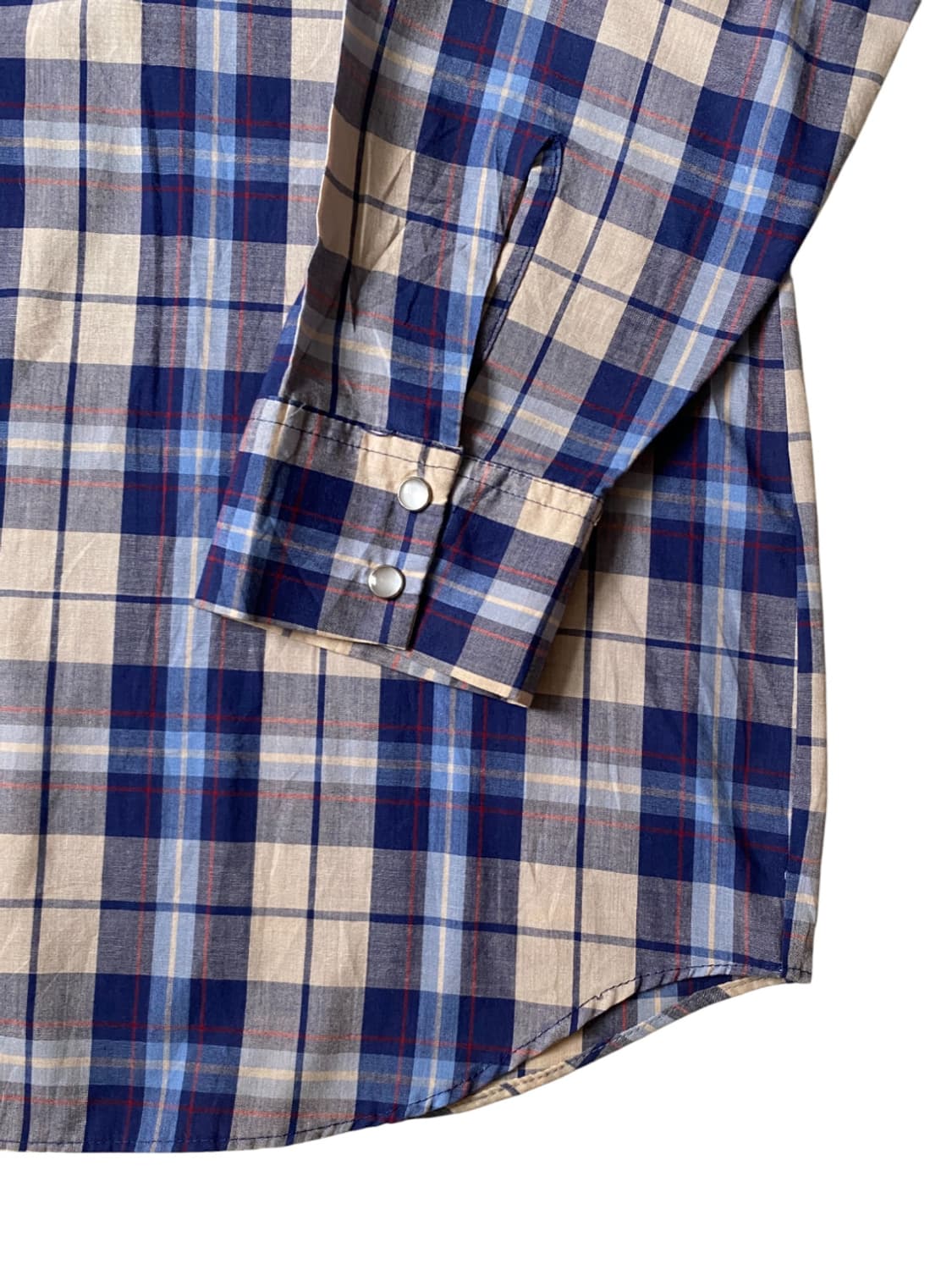 포켓 체크 셔츠 Made in U.S.A (Man 2XL) AB0197 상품이미지5