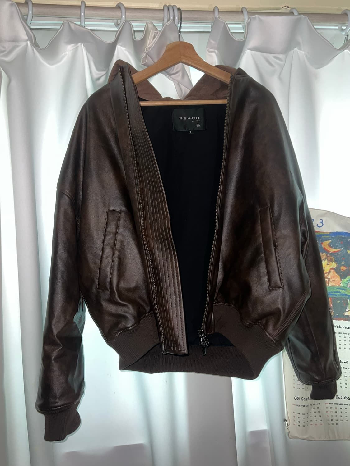 beach brains break bomber jacket MUD 상품이미지2