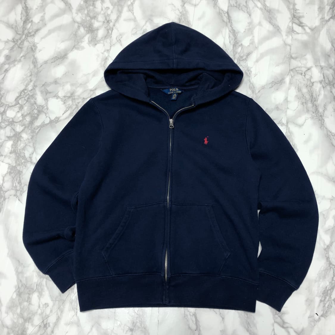 폴로 랄프로렌 네이비 후드집업 자켓 상태굿 상품이미지1