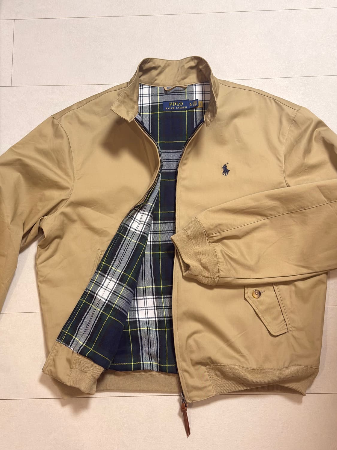 폴로랄프로렌 트윌자켓 바라쿠다 자켓 XL 베이지 바이스윙 상품이미지4
