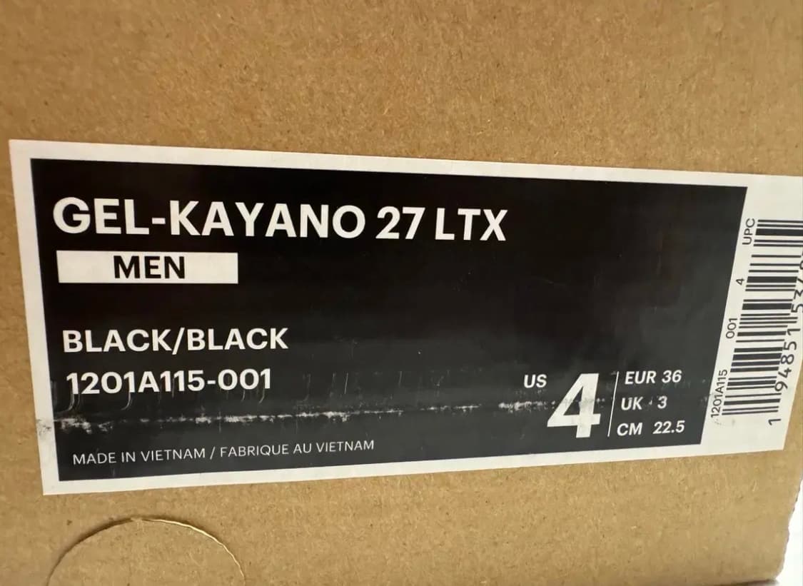 새상품 아식스 비비안웨스트우드 젤 카야노 225 상품이미지3