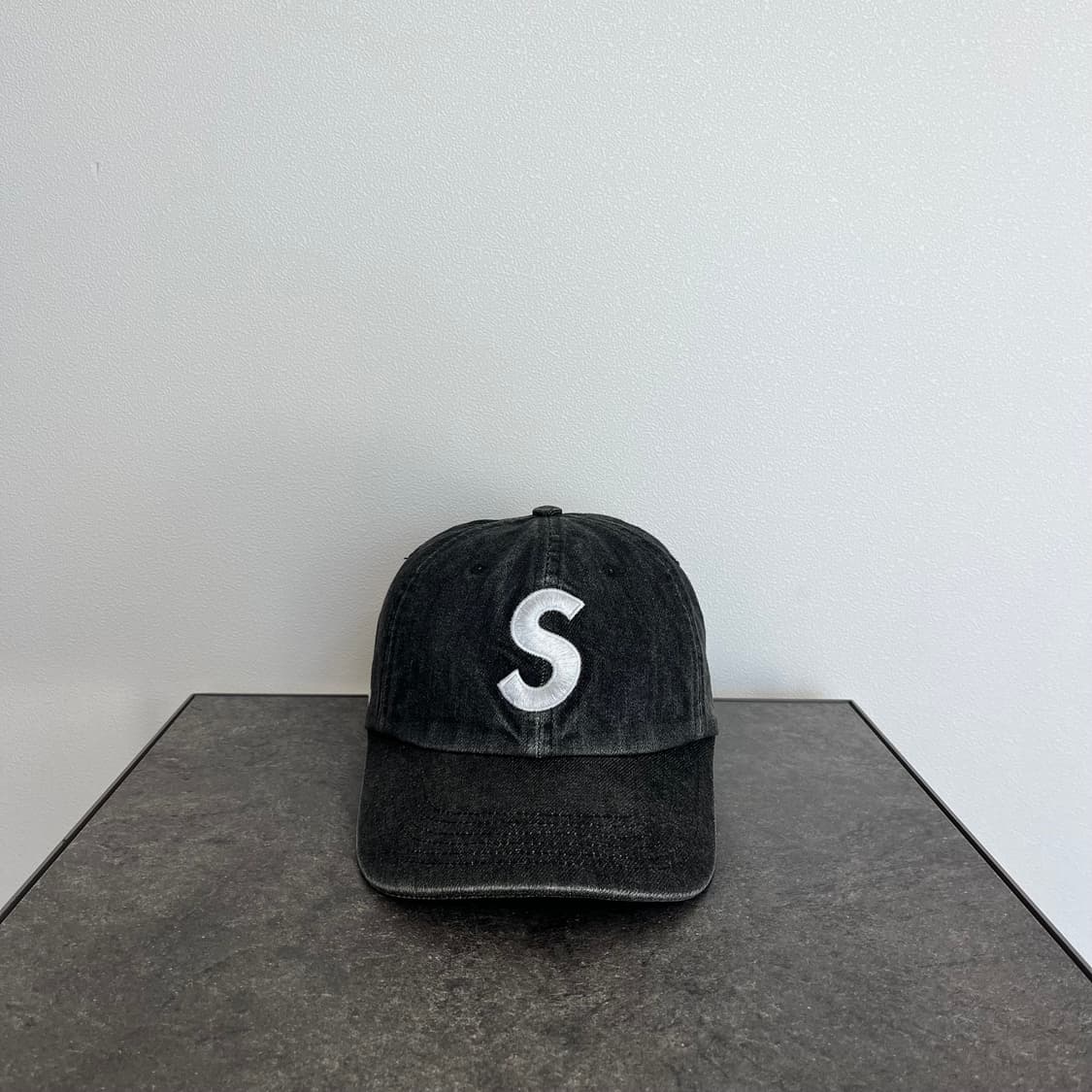 (OS) 슈프림 S로고 볼캡 모자 22SS 케블라 데님 블랙 상품이미지1