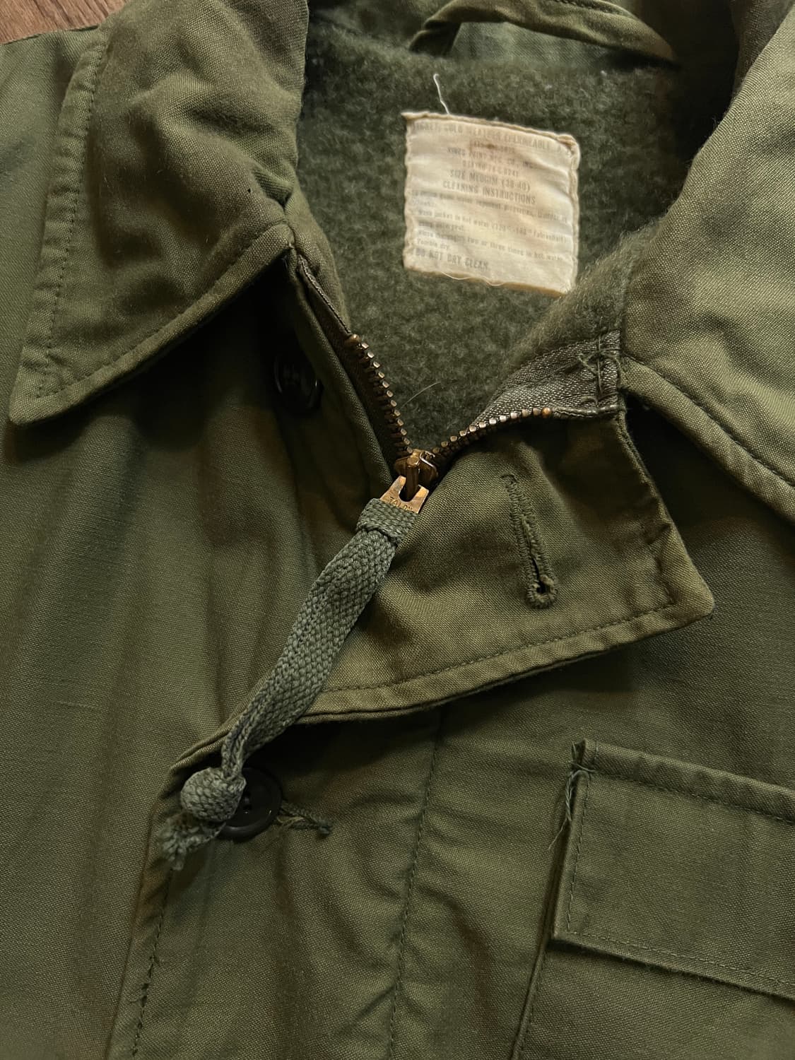 [M]70's 오리지널 U.S NAVY 미 해군 A-2 덱자켓 스텐실 상품이미지3