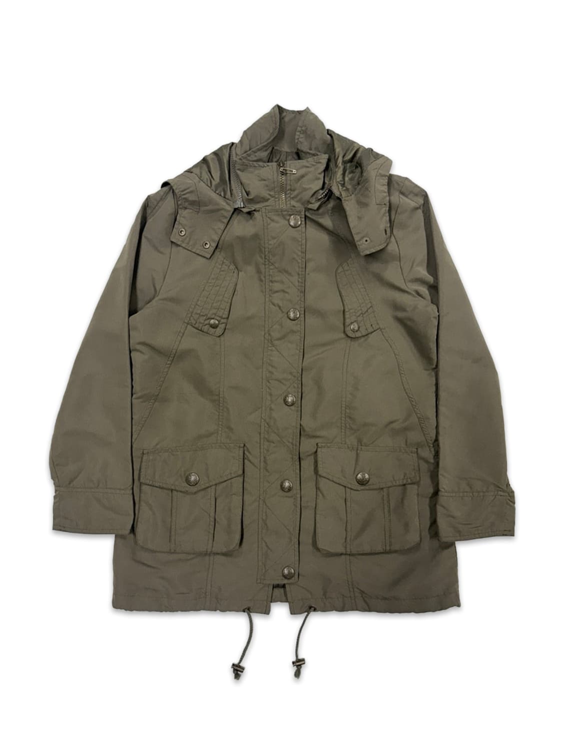 빈티지 spinkle 카키 집업 후드 야상 상품이미지1