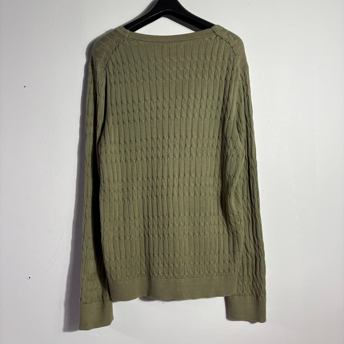 타미힐피거 카키 케이블 니트 스웨터 (무료배송) 상품이미지4