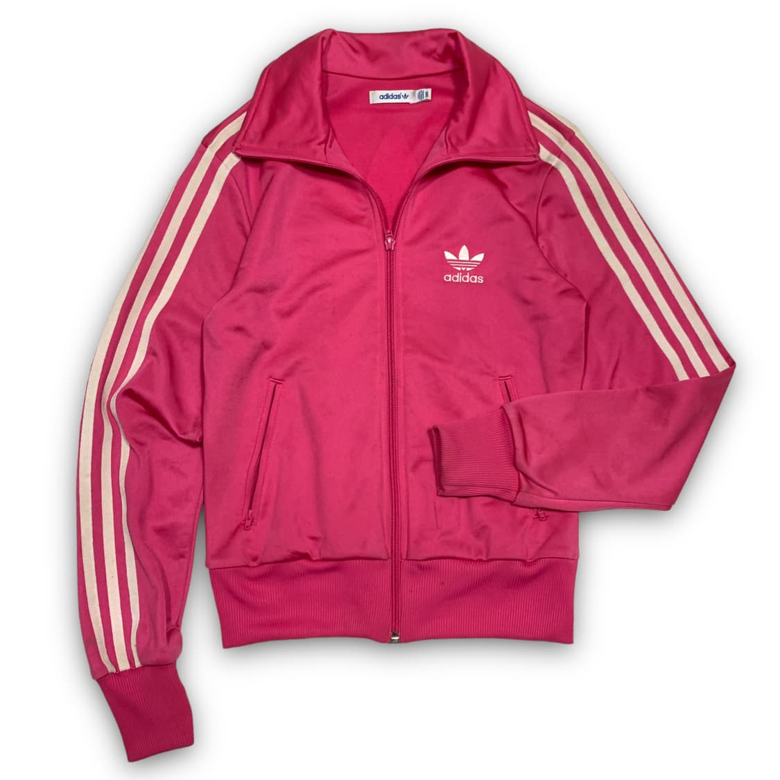 아디다스 핑크 파이어버드 빅로고 슬림 트랙탑 져지 상품이미지1