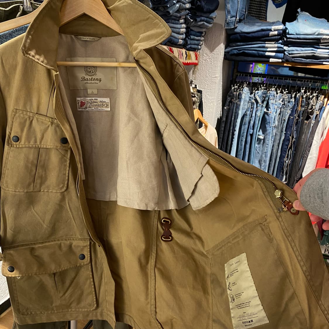 🌊Baston 005 Wasxed jacket 상품이미지7