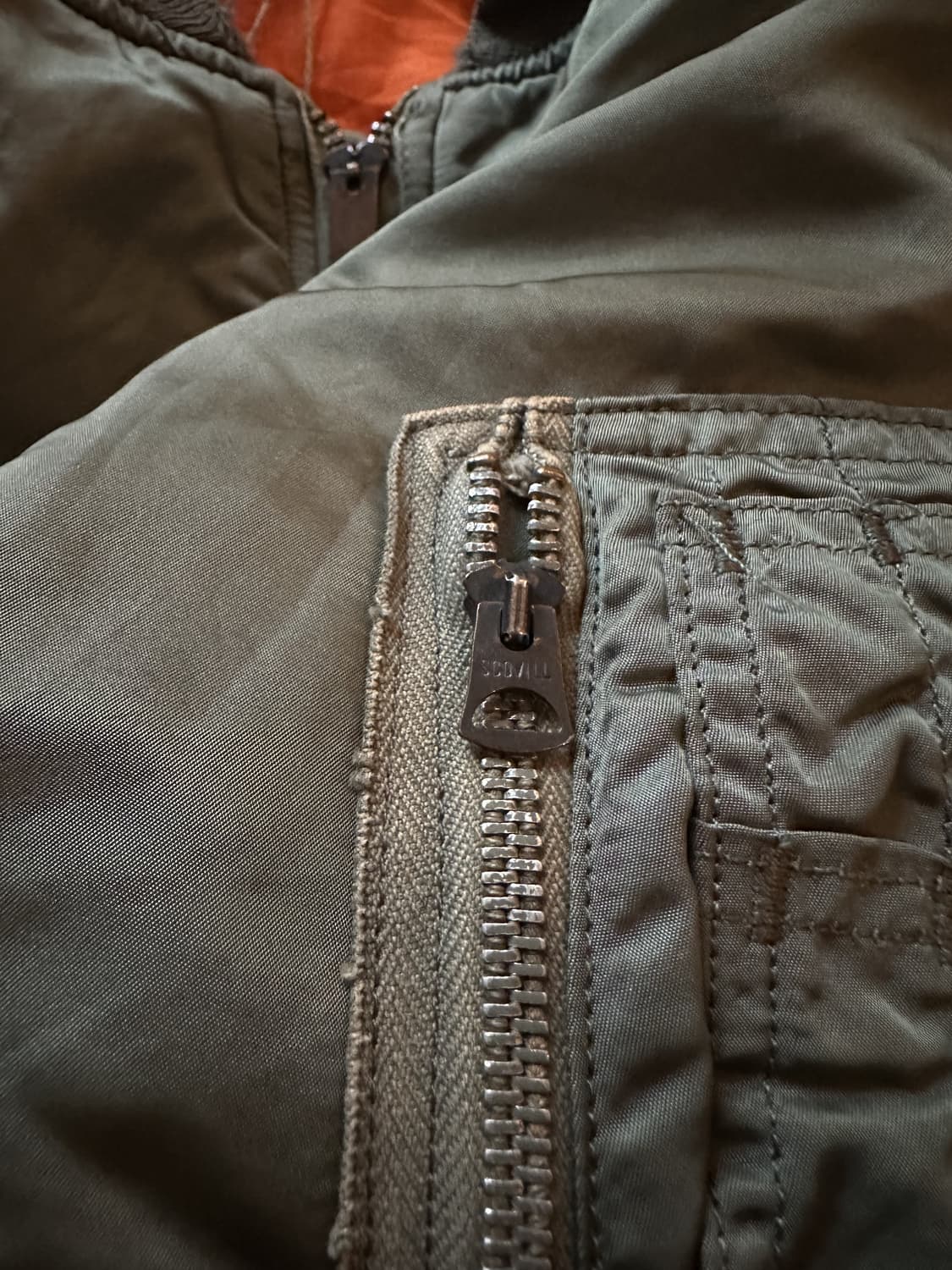 70s USA Original MA-1 8279E Jacket 상품이미지4