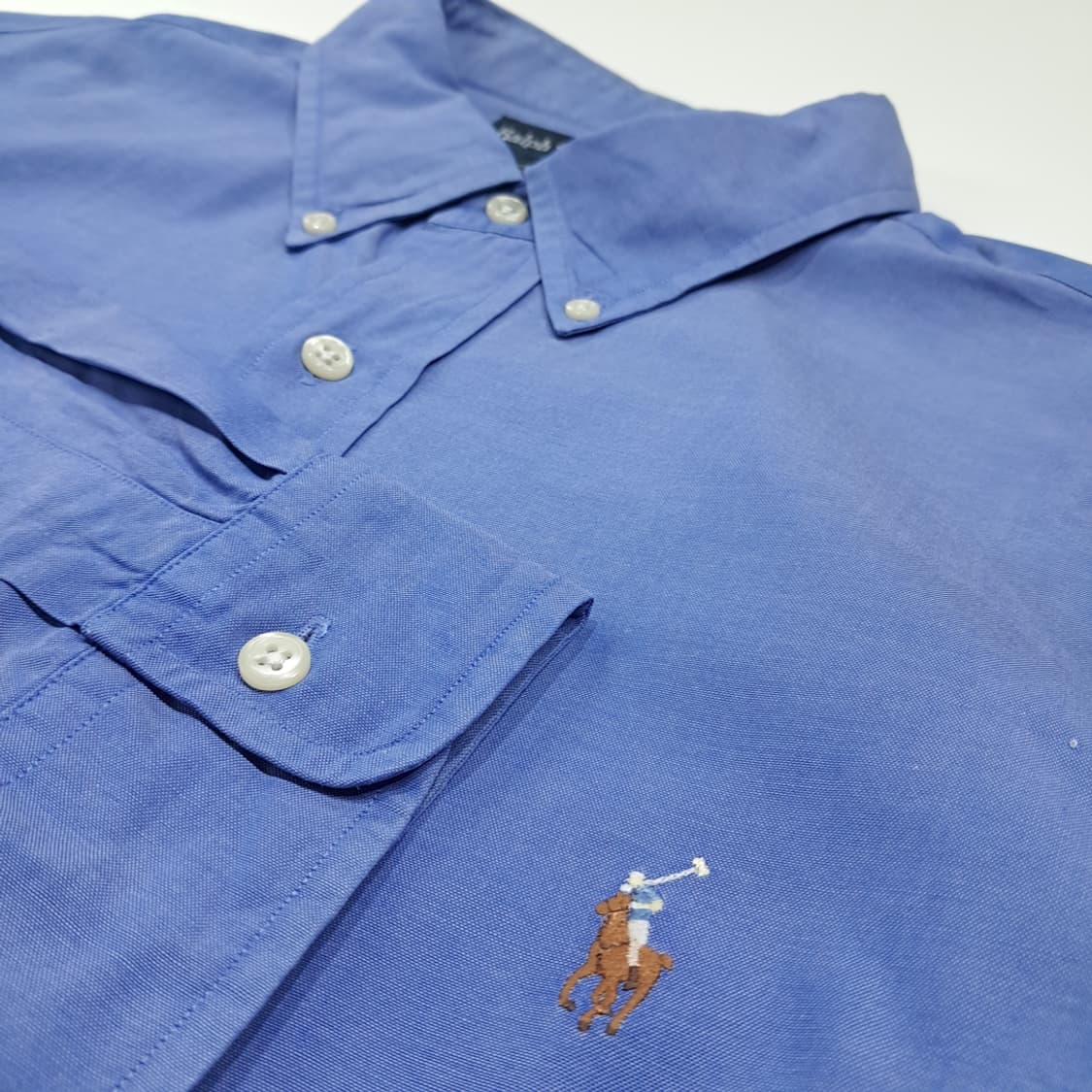 CK125 2XL 폴로 90s 홍콩판 멀티포니 블루 셔츠 남방 상품이미지4