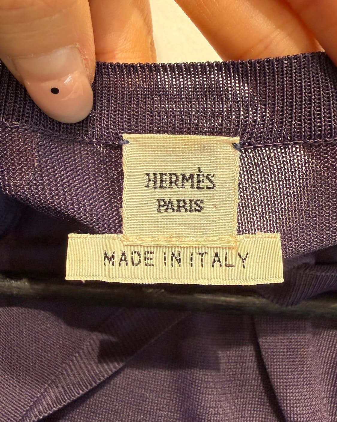 에르메스 퍼플 비스코스 슬리브리스  상품이미지8