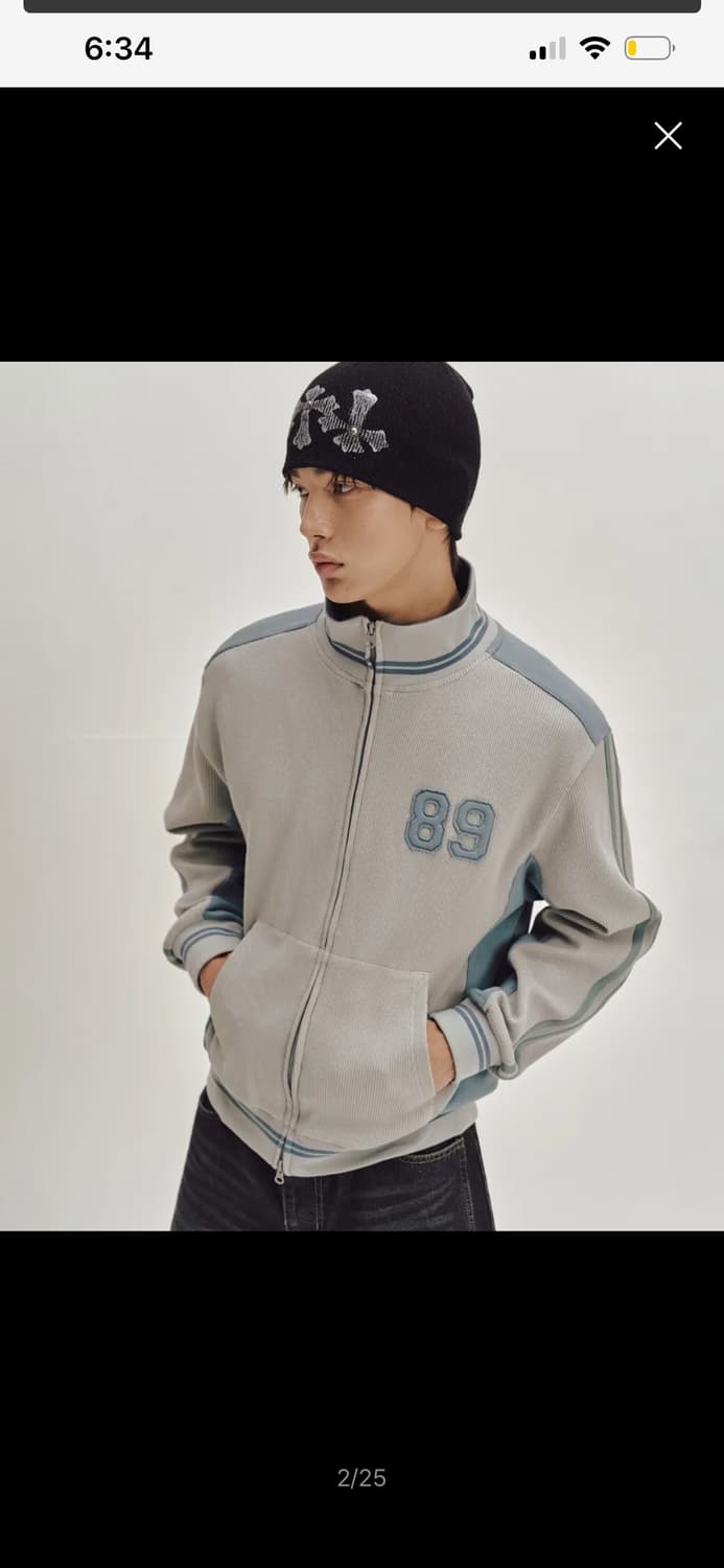 세컨모놀로그 와플 트랙 자켓 상품이미지1