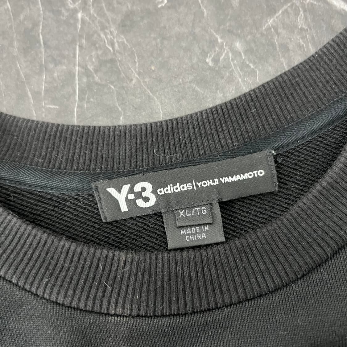 Y-3 와이쓰리 하프로고 블랙 스웻 맨투맨 상품이미지4