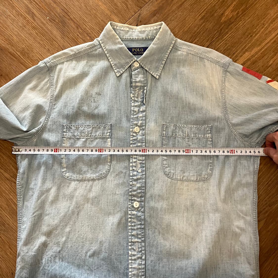 N341 폴로 데님 반팔 셔츠 상품이미지6
