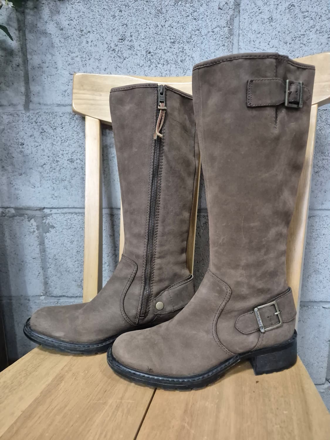 팀버랜드 가죽스웨이드 롱부츠 235 상품이미지2