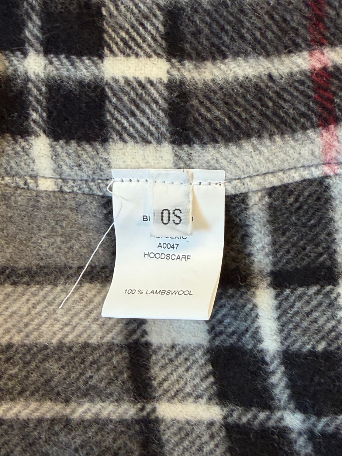 블레스 N°80 Hoodscarf Grey Check 상품이미지4