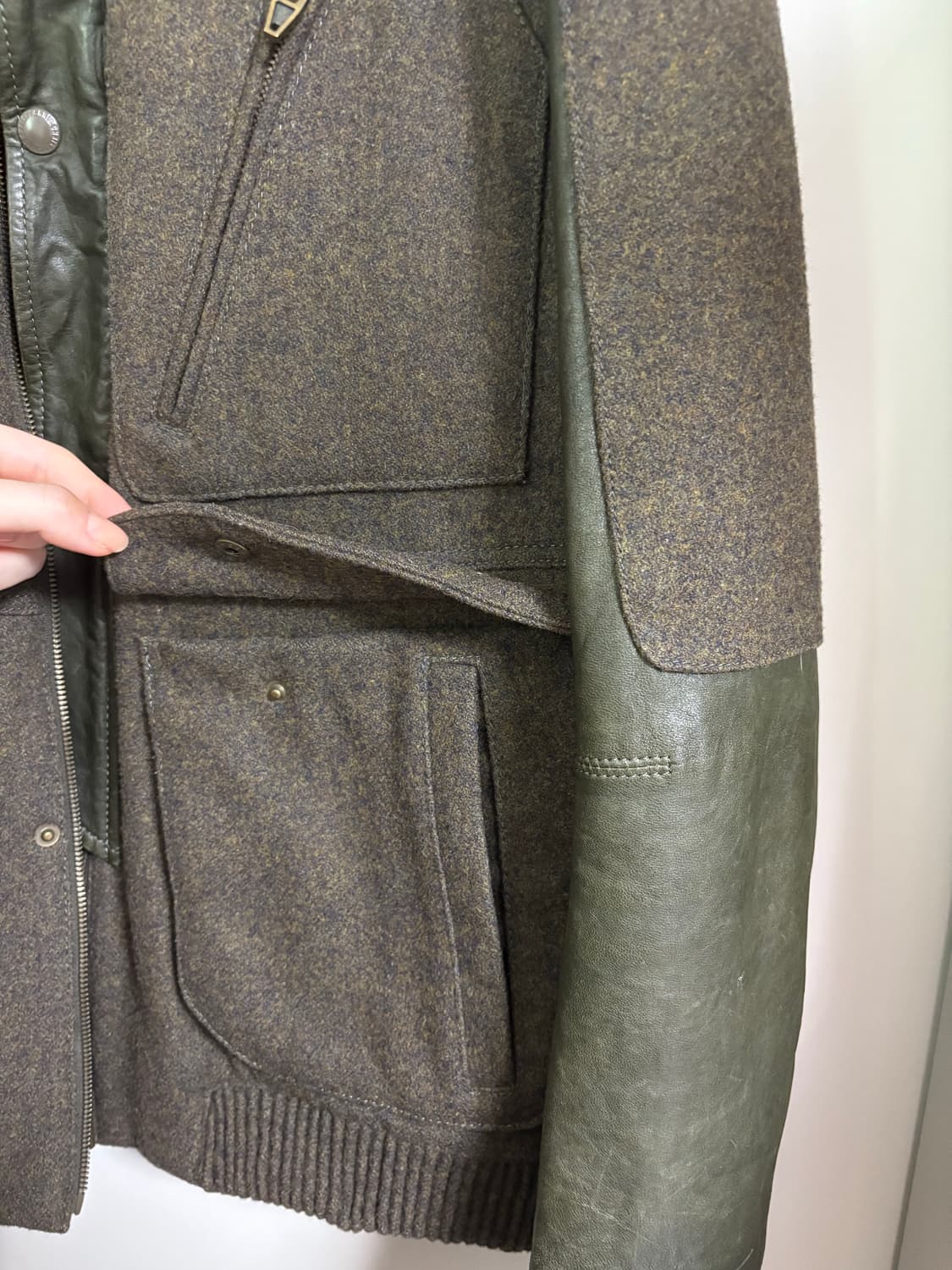 양가죽 울 자켓 상품이미지5