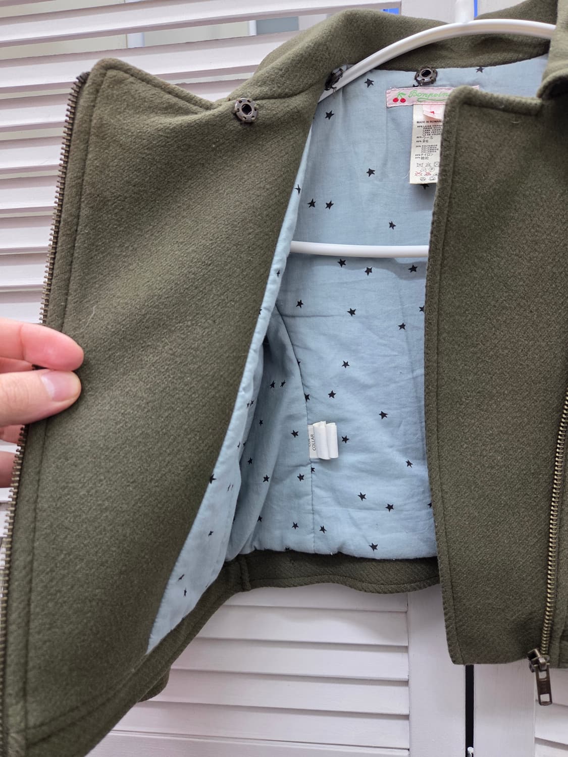 봉쁘앙 버진울 라이더 자켓 상품이미지5