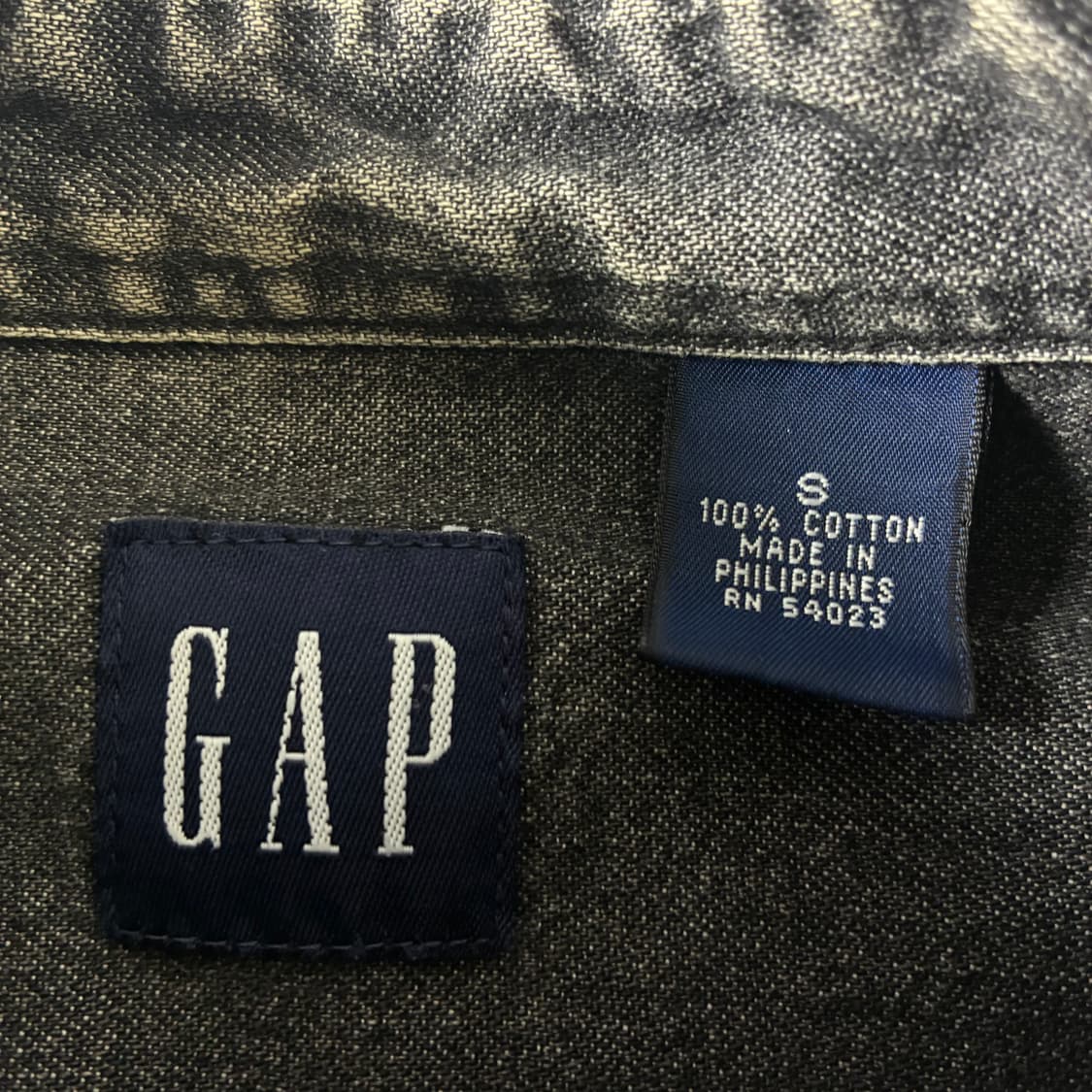 Gap  갭 90,s 코튼 포켓 차콜 셔츠  상품이미지4