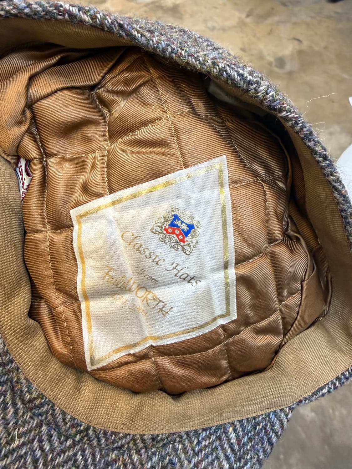 90s Failsworth 해리스트위드 헌팅캡 상품이미지5