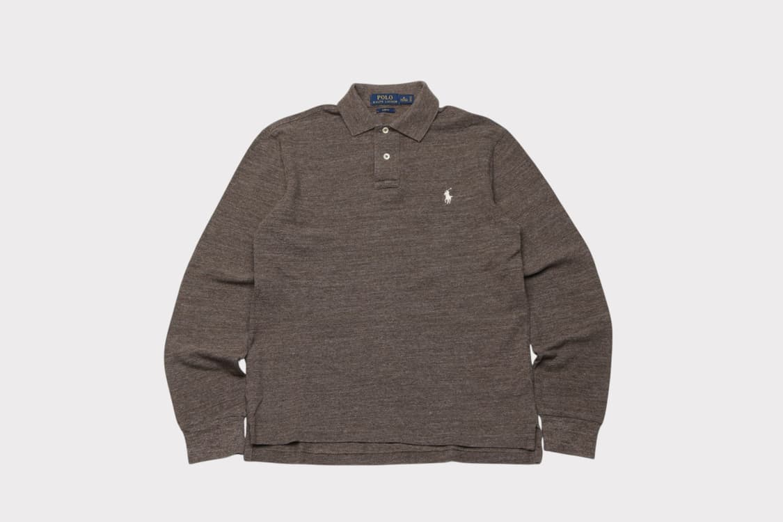 [M] 폴로 랄프로렌 슬림핏 긴팔 폴로셔츠 상품이미지1