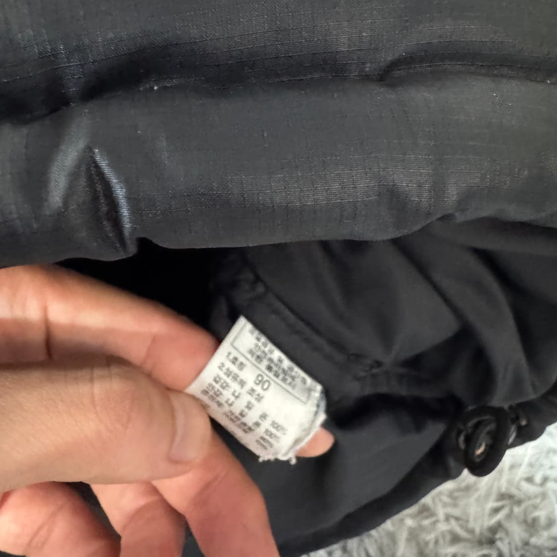 노스페이스 700 눕시패딩 블랙 90 S사이즈 상품이미지3