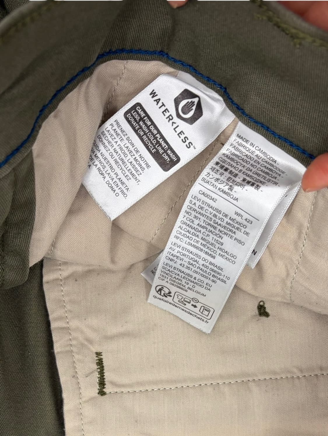 리바이스 치노팬츠 카키 (36)  상품이미지6