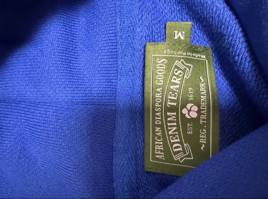 데님티어스 블루 후드티 m 판매/교신 상품이미지3