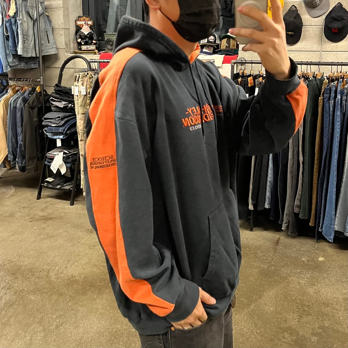 할리데이비슨 플레임 로고 후드티 (110) 상품이미지6