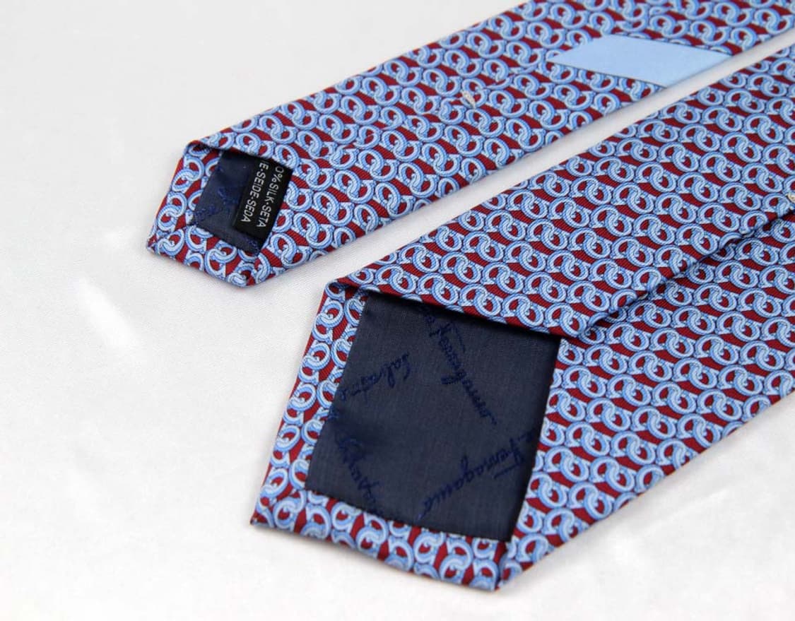 페라가모 8cm S등급 신형 간치니 남자 명품 넥타이 상품이미지4