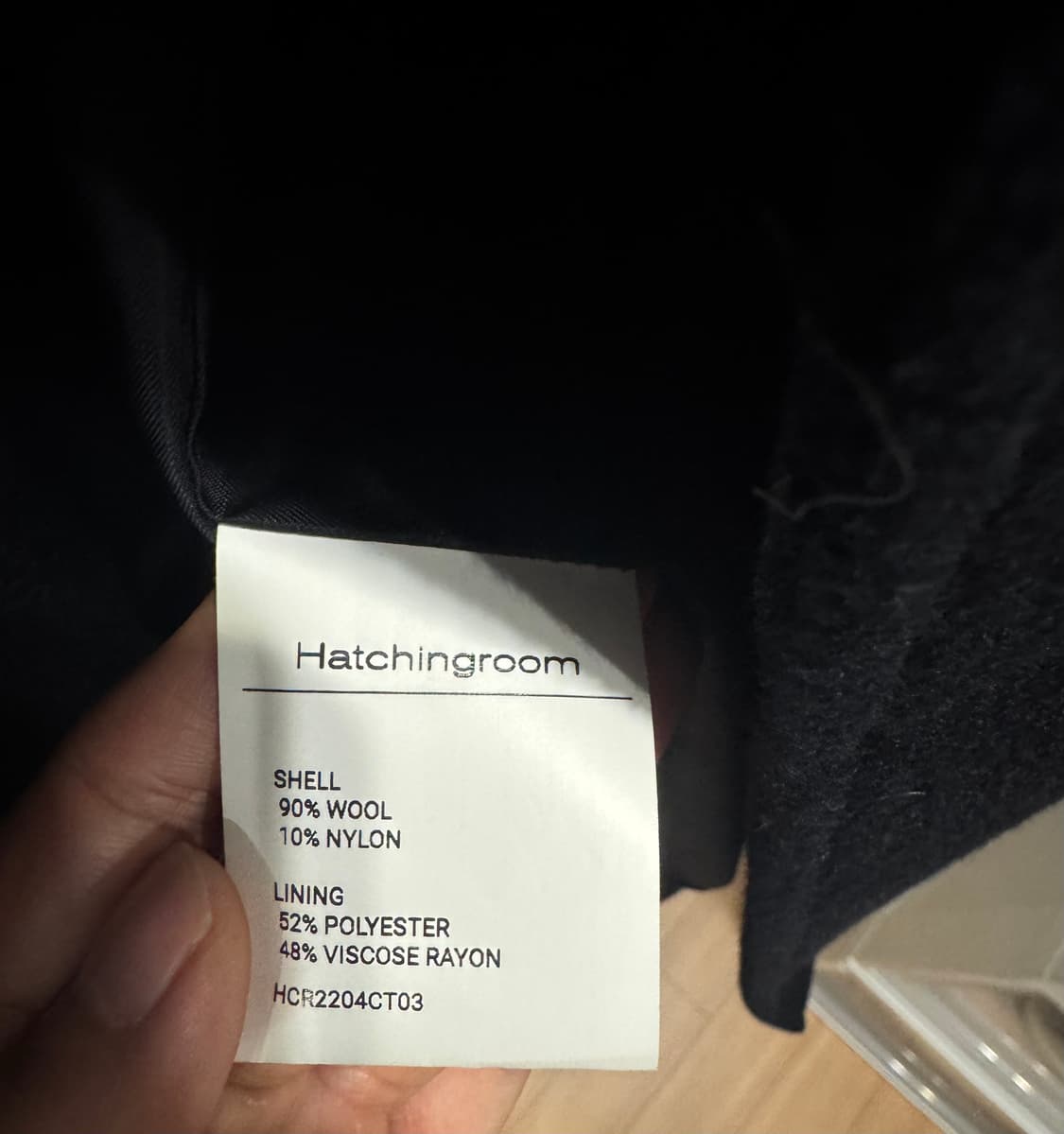 해칭룸 래글런 슬리브 코트 다크네이비 2사이즈(100) 상품이미지6