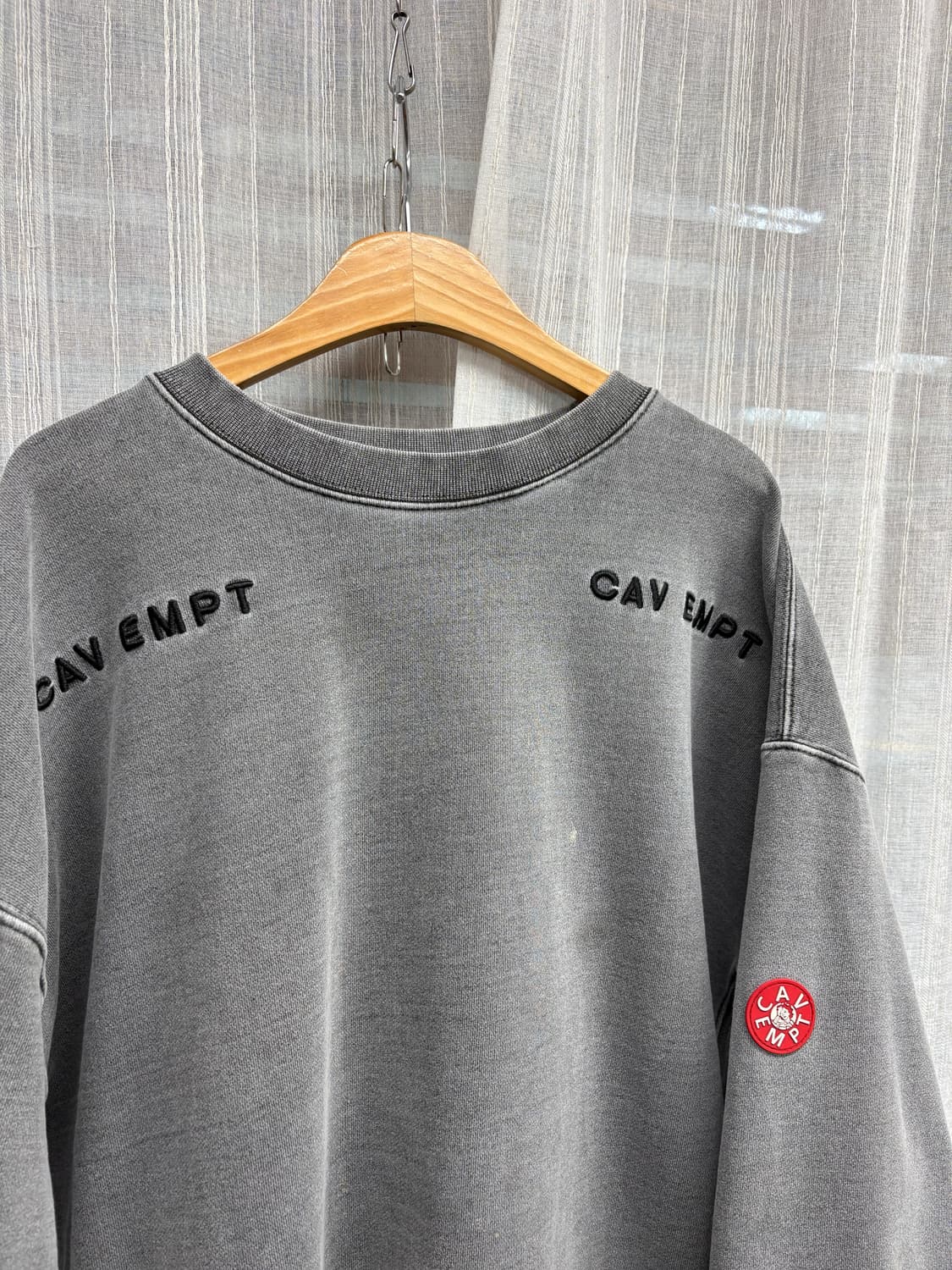 카브엠트 오버다이 피그먼트 크루넥 스웻셔츠 맨투맨 Cav Empt 상품이미지5